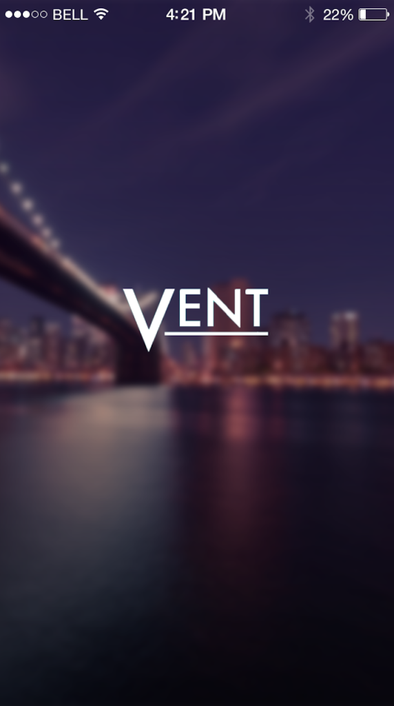 Vent iPhone App Design